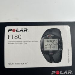 Polar FT80 Heart Rate Monitor Fitness Watch 
