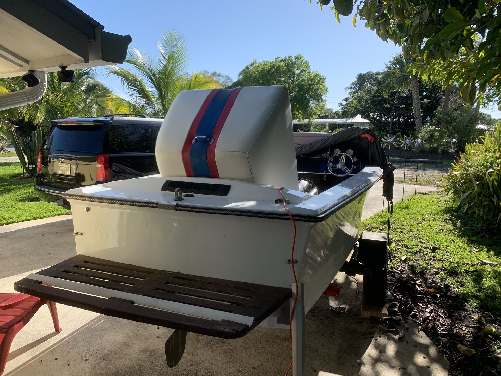 1979 Ski Nautique Water Ski Boat W/Trailer