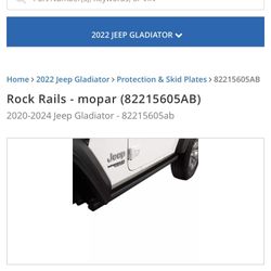 Rock Rails Jeep Gladiator Side Steps Rubicon