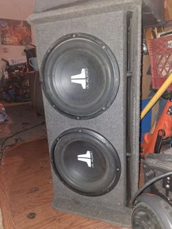 JL Audio Dual 12 inch Subwoofer slot Ported Box