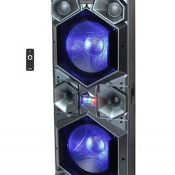 15″X 2 Woofers (X-Bass) Professional DJ Speaker System.