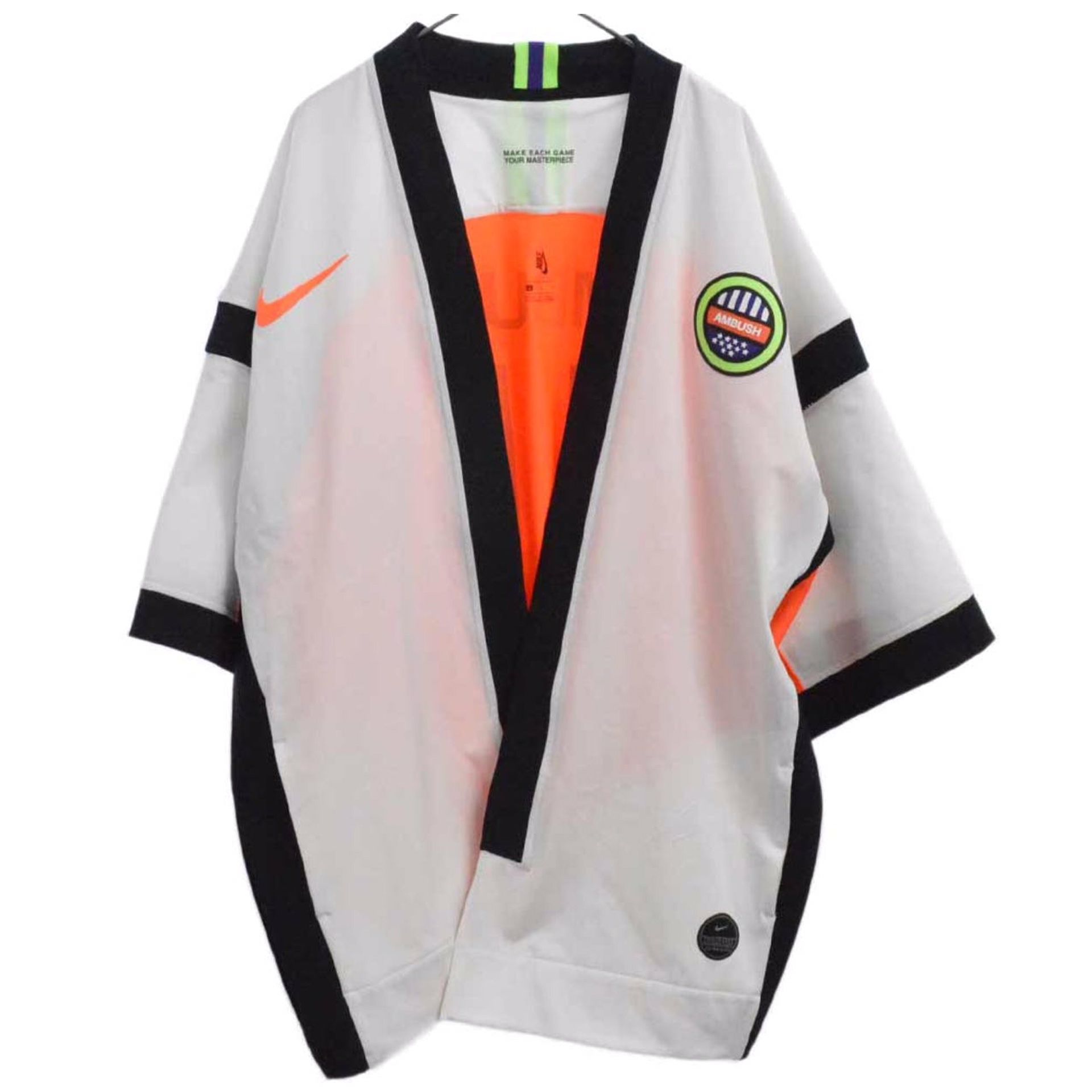 Nike x Ambush Top Numbering Jacket White/ Orange