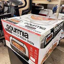 Indoor Pizza Oven, with 6 Pizza Presets & Simple Touch Controls, Electric, New 