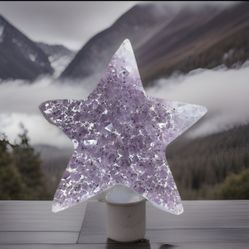 amethyst druzy star