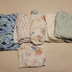 Unique Carousel Designs Mermaid Crib Bedding 
