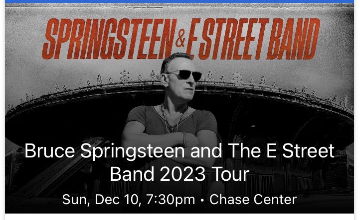 Bruce Springsteen & E Street Band Tickets 12/10/23