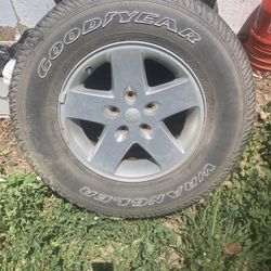 New Jeep Wrangler Tire And Rim(17”)