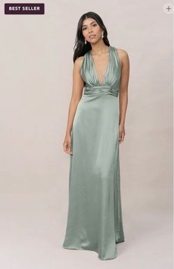 Revelry Sage Bridesmaids Dress