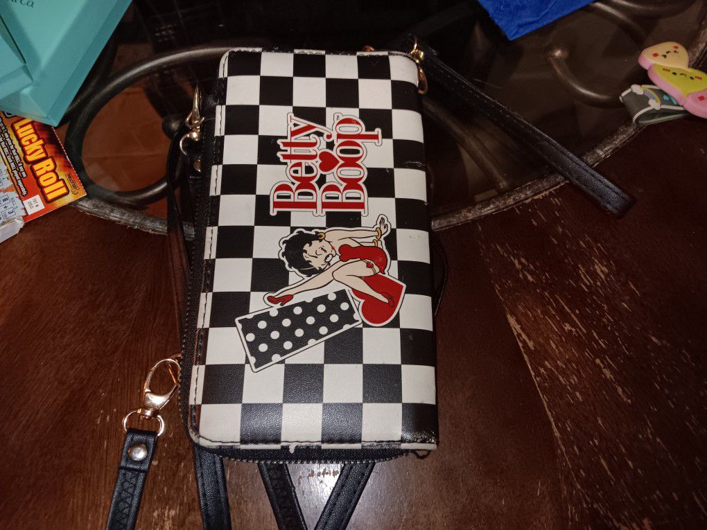 Betty boop wallet With a shoulder strap