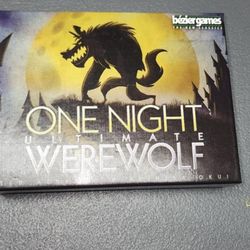 One Night Ultimate Werewolf – Fun Party Game for Kids & Adults | Engaging Social Deduction | Fast-Paced Gameplay | Hidden Roles & Bluffing