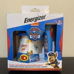 Energizer PAW Patrol Kids LED Lantern and Handheld Flashlight Combo Pack, Batteries Included