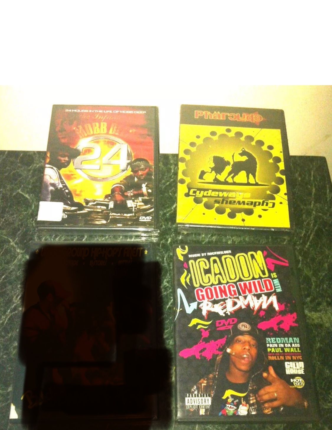 1X MOBB DEEP DVD 1X Redman /Icadon DVD 1X THE PHARCYDE DVD 3x DVD'S sealed NEW Mobb deep has a promo cut THIS IS FOR THE REAL... HIP HOP, HIP