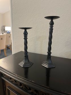 Black Candle holders