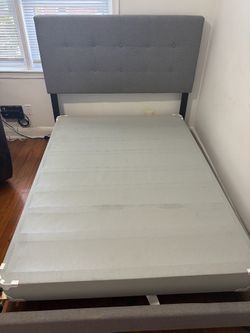 Grey Headboard, Footboard, & Frame (2 of 2) * Must go by 8/8/26*