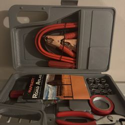 Roadside Emergency Car Kit with Jumper Cables