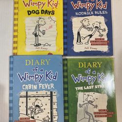 Diary Of A Wimpy Kid Books (4)