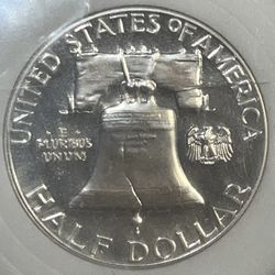 1963 Proof Franklin Half Dollar 