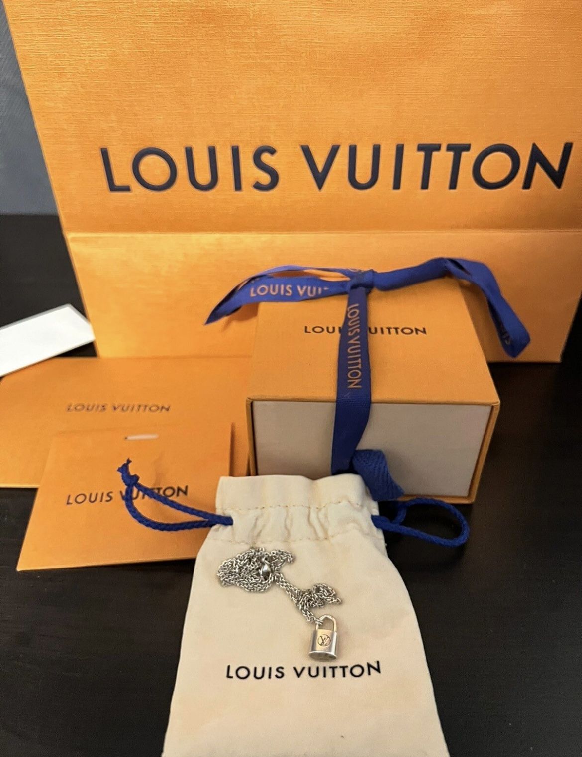 Louis Vuitton Lock Necklace