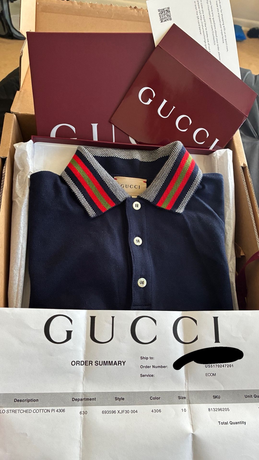 Kids Gucci Polo