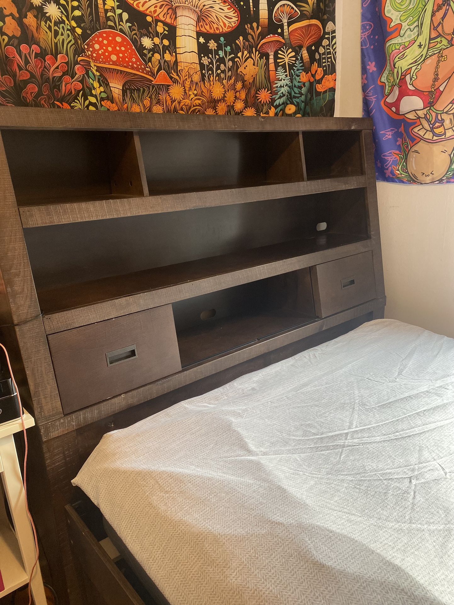 Full Size Bed /Storage In The Bottom ( Without Mattress)