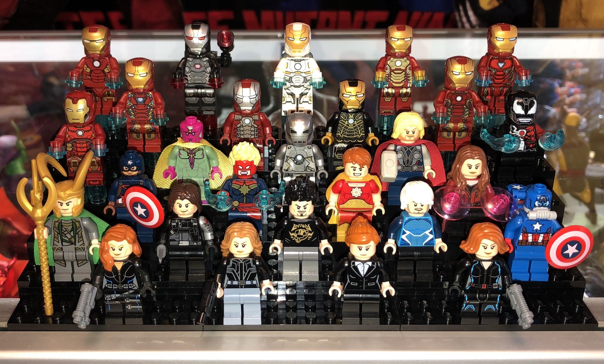 LEGO Marvel Avengers 27 Retired Minifigs Iron Man Captain America Black Widow Thor Loki Quick Silver Scarlet Witch Vision Winter Soldier Hyperion +New