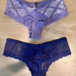 Victoria’s Secret Women’s 4pr Medium Very Sexy Cheeky lace Trim Panties