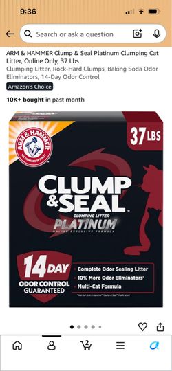 Cat litter Arm and Hammer
