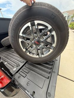 2025 Toyota Tacoma TRD Sport – Full Set of Tires, Rims & TPMS Sensors