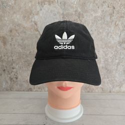 Adidas Black Adjustable StrapbackHat