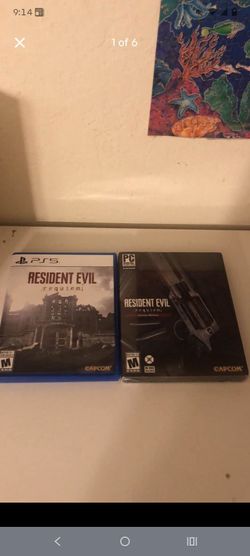 Resident evil requiem steelbook deluxe edition factory sealed with ps5 physical disc