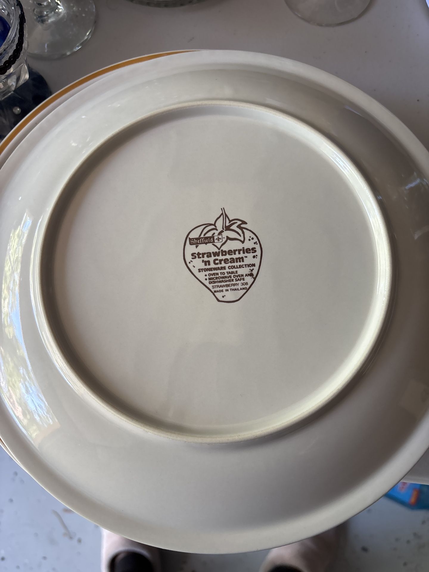 Strawberries N Cream Stoneware Collection 