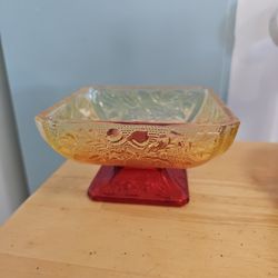 Vintage Jeannette Glass Amberina