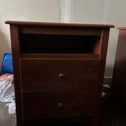 Two Matching Nightstand Tables
