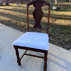 Vintage Reconditioned Natural Patina Farmhouse Chair