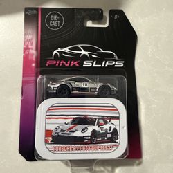 Jada Pink Slips Porsche 911 GT3 Cup (992) Diecast 1/64 – Silver Chrome Finish