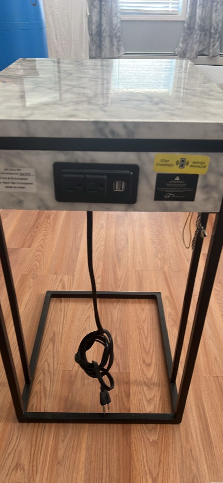 Side Table With USB 