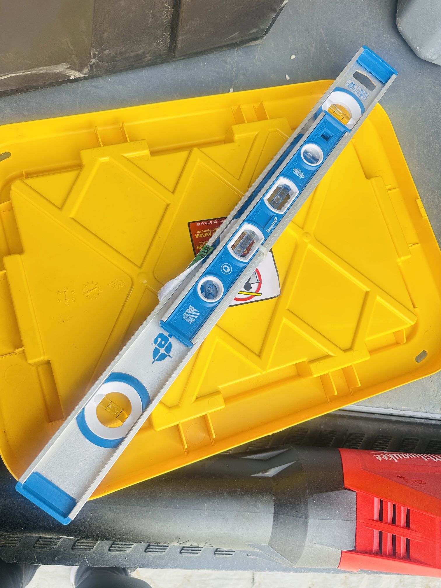 Empire 24 in. Aluminum I-Beam Level With 12 in. Compact Box Level Set