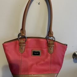Tignanello Pink/Sand  Handbag
