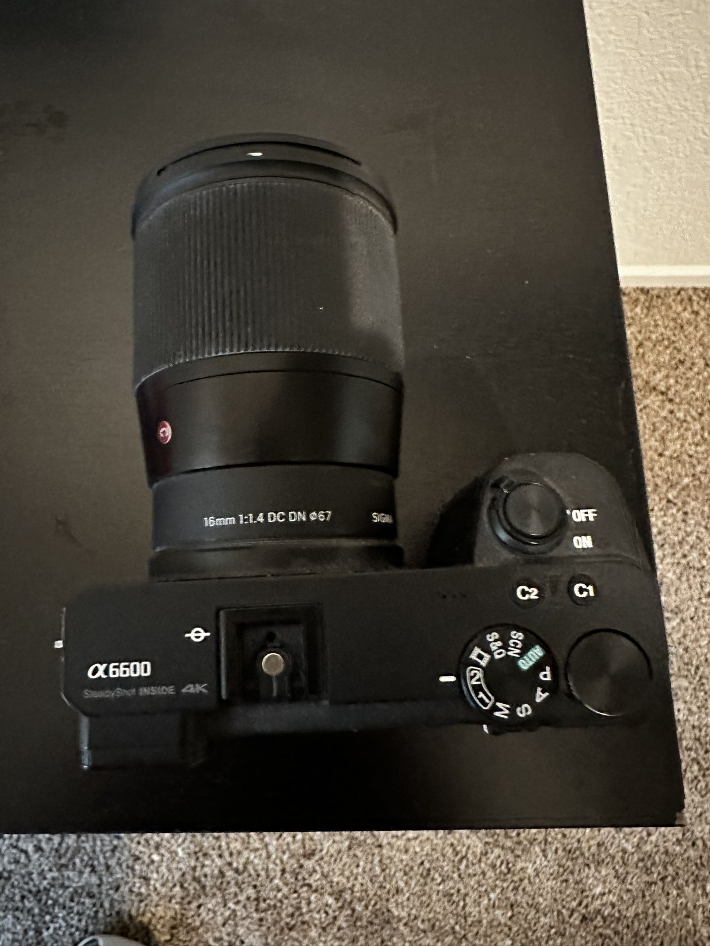 Sony A6600 w/ Sigma 16mm Lens