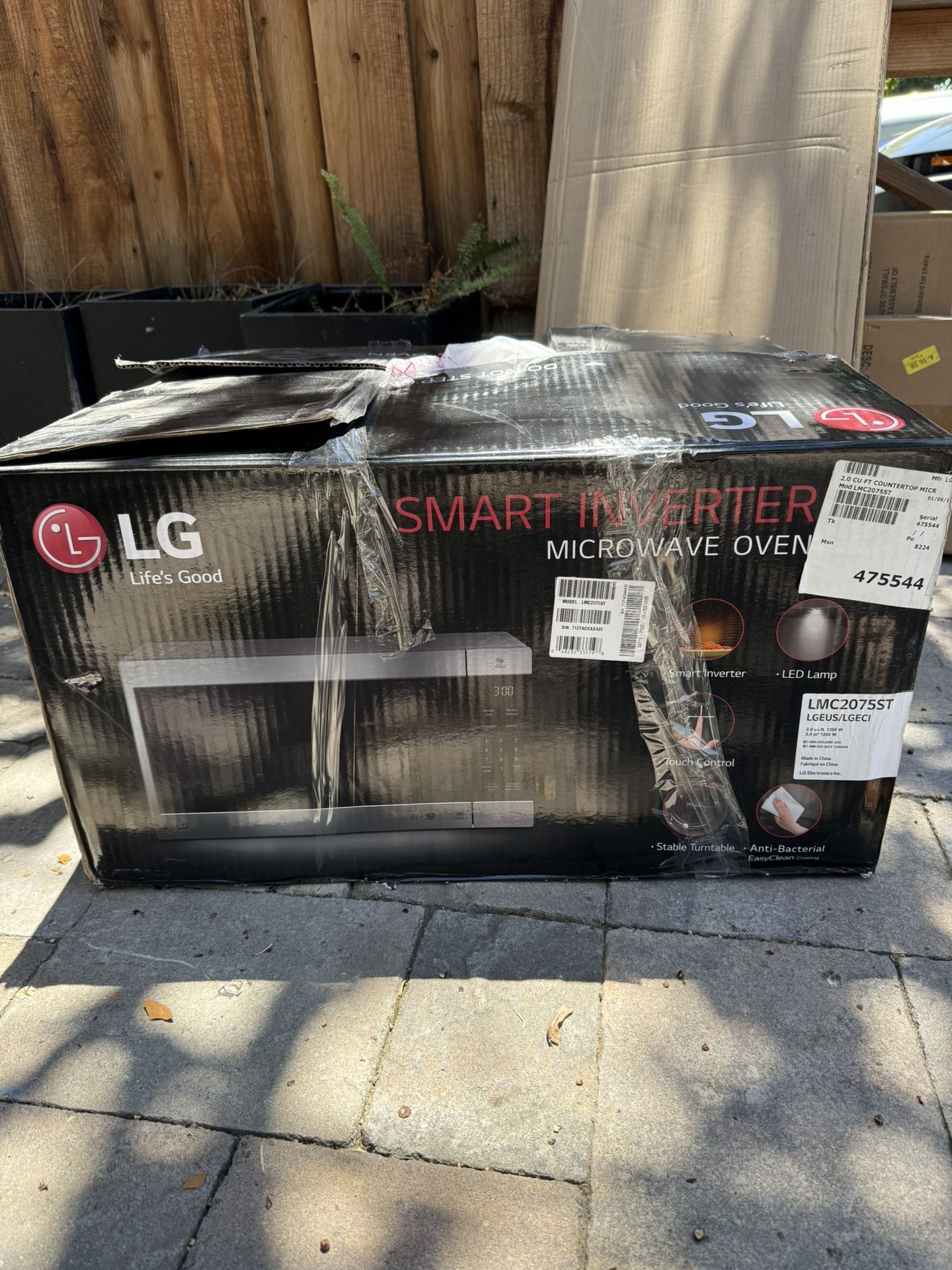Never Used, New LG Microwave