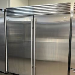 SUB ZERO 72”WIDE BUILT IN REFRIGERATOR/FREEZER STAINLESS STEEL 