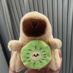 Capybara Plush Keychain