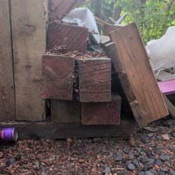 Variety Of Lumber..Needs To Go.. Good Large Pieces, Posts, Cedar Boards . Make Offer On Some Or All..