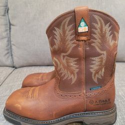 Ariat Men s WorkHog H2O Square Composite Toe Waterproof Work Boots 10017175 Size 7 D for Sale in Riverside CA OfferUp