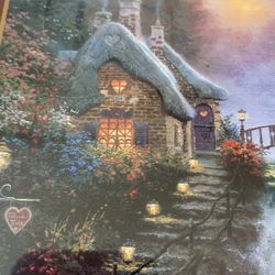 THOMAS KINCAID  Beautifully framed print and poem for a loved one. Framed  