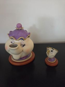 WDCC Disney Beauty and the Beast Mrs. Potts and Chip "Good Night, Luv"