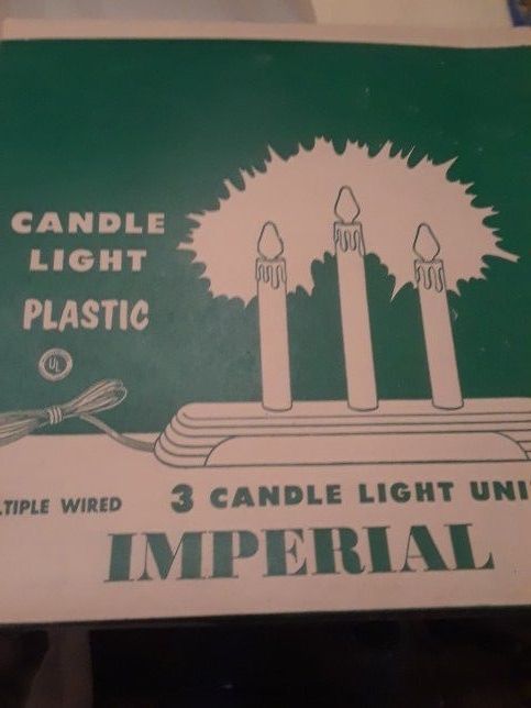 Vintage candelabra with bulbs.