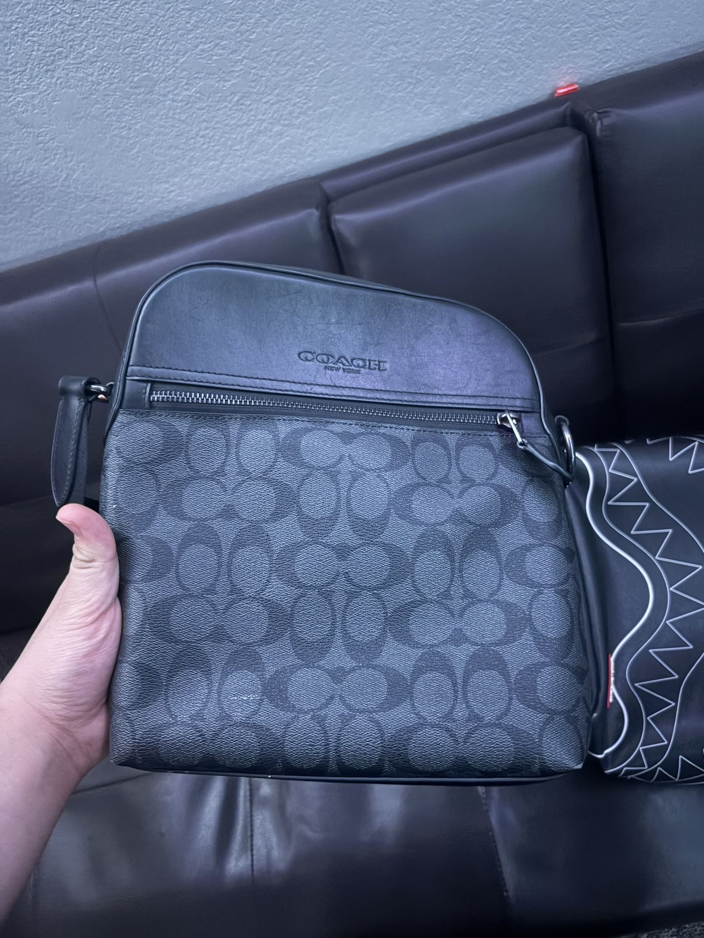 Coach Houston Flight Bag In Signature Leather