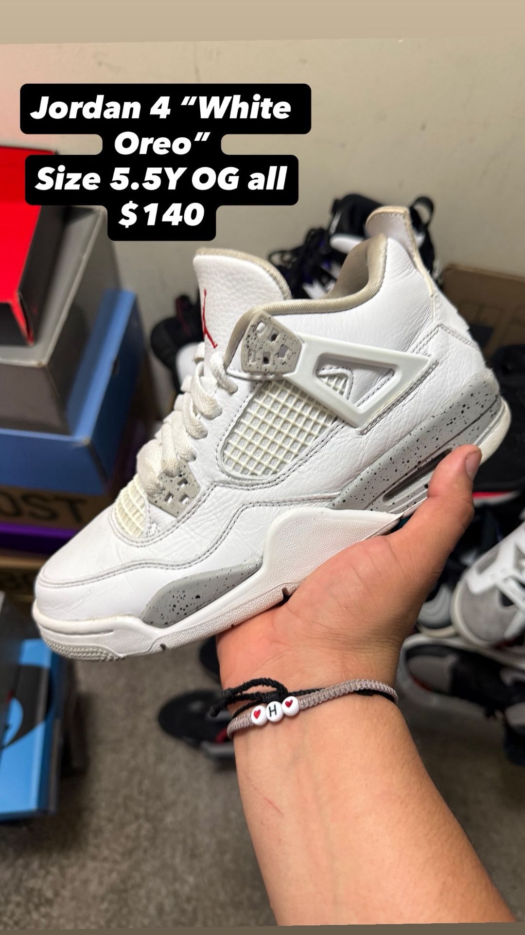 Jordan 4 White Oreo