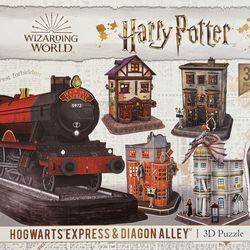 Harry Potter Hogwarts Express & Diagon Alley 3D Puzzle